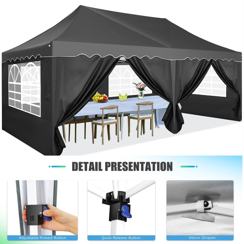 Small pop up gazebo with sides discount